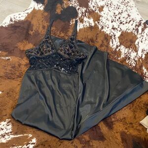 Sean Collection Black Embellished Gown